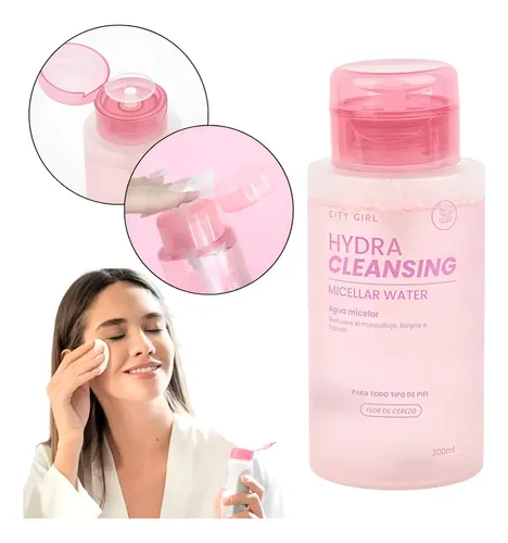 Agua Micelar City Girl Hydra Cleansing 300ml Con Aroma