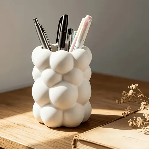 Organizador De Maquillaje De Escritorio White Cloud De 1 Pie White Cloud