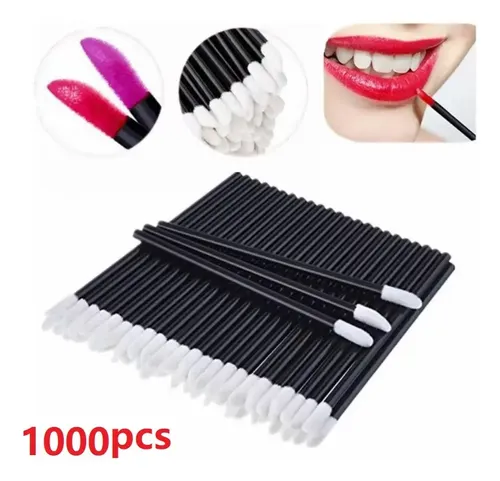 1000pcs Cepillo Cosmético Lápiz Labial Brillo De Labios Palo