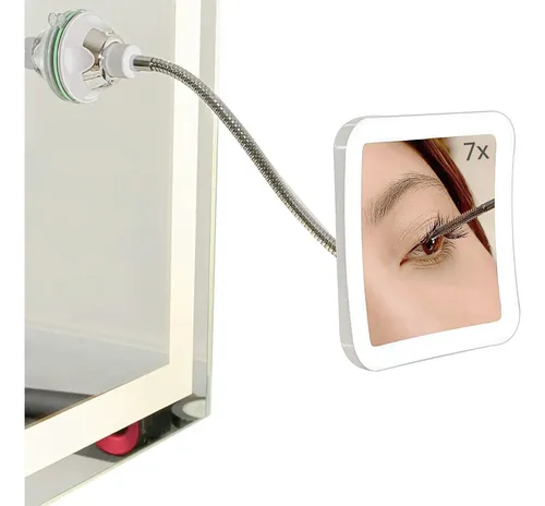 Sunplustrade Espejo De Maquillaje Con Luces Led Y Aumento, D