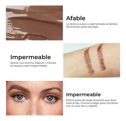 Gel Of Cejas Space Lady 3d, Crema Impermeable Para Cejas,