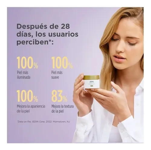 Crema Isdin Glicoisdin 8% Efecto Peeling Piel Seca X 50 Ml