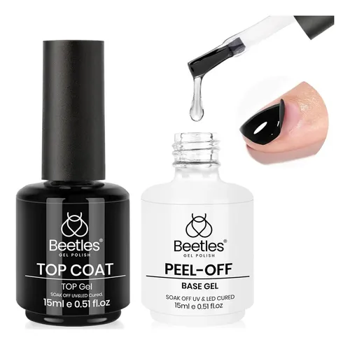 Kit De Gel Para Uñas Beetles 2 Piezas Base/top Peel-off
