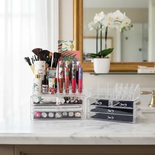 Organizador Maquillaje 5 Cajones De Acrílico Cosméticos