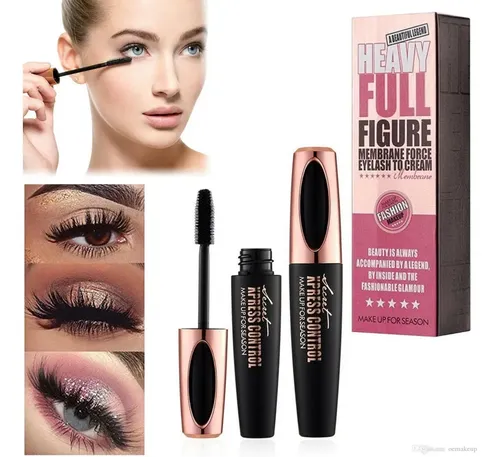 Mascara De Pestañas 4d Black Alarga Waterproof Importado