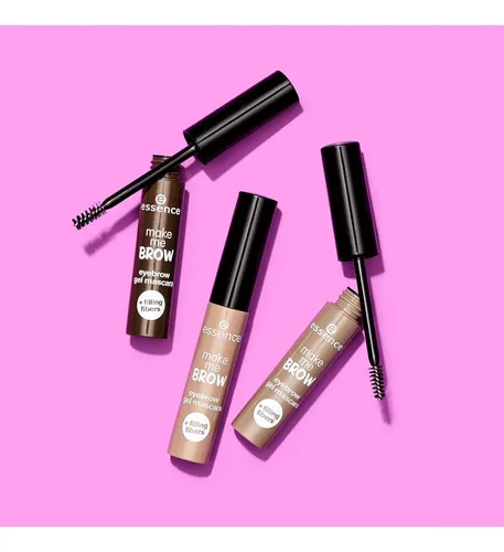 Gel De Cejas Essence Make Me Brow Pack De 3 Con Fibras Y
