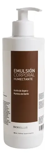 Emulsion Corporal Argan Y Karite Humectante 400ml Biobellus