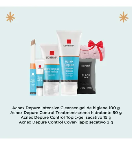 Rutina Completa Skincare Antiacne Lidherma Piel Grasa Facial
