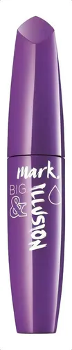 Máscara De Pestañas Avon Mark Big & Illusion Negro Intenso