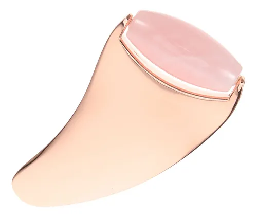 Rodillo Facial Masajeador Para Cara Y Ojos Oro Rosado