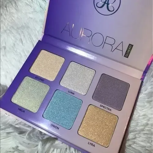 Kit iluminador Aurora Anastasia Beverly Hills Make Tone Glow, paleta de 6 tonos
