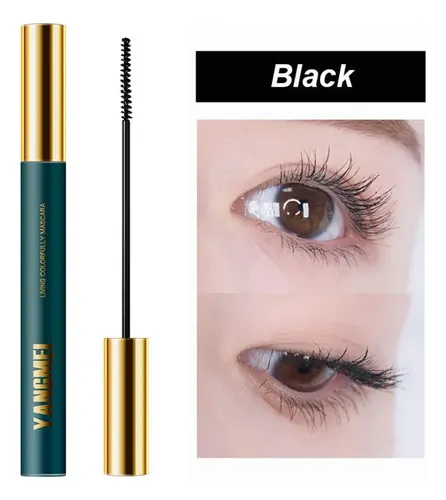 Máscara De Pestañas Con Brocha Fina, Resistente Al Agua, A L