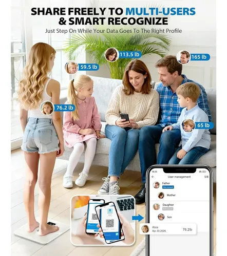Báscula Corporal Inteligente Ablegrid 400 Lb Bluetooth