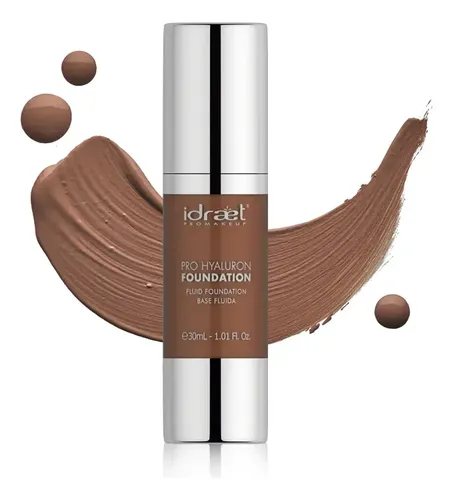 Idraet Base Fluida Hd Pro Hyaluron Foundation Brown Sugar