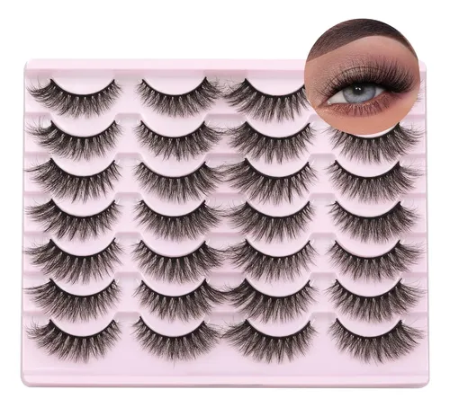Pestañas Postizas Naturales Wispy Mink Tnfvloneins 16mm