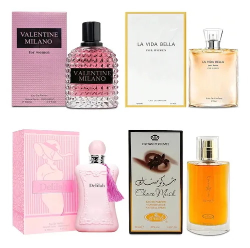 Set De Perfume Afluxe De 4 Piezas Para Mujer Más Vendido
