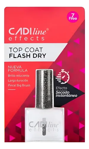Top Coat Flash Dry Secado Instantaneo Cadiline 7 Free