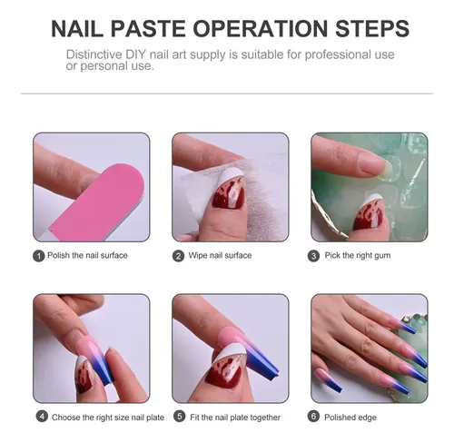 3 Cajas Para Decoración De Uñas Con Puntas Postizas Para Niñ