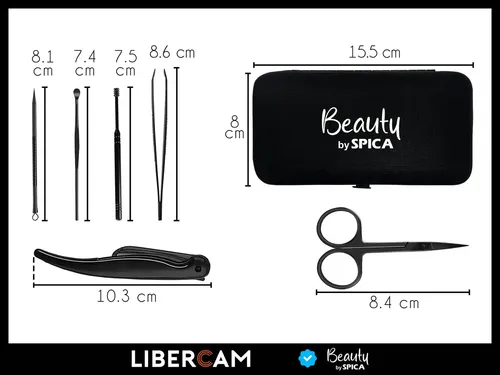 Set Manicura Pedicura Estuche 16 Piezas Corta Uñas Tijera