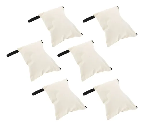 6 Bolsas De Tela Para Maquillaje Con Cierre