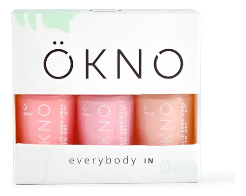 Ökno All Pink Trío Esmalte Gel Vegano 9free 004-002-018