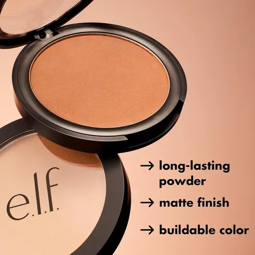 Bronceador En Polvo E.l.f. 9.92g Infundido Con Primer Mate