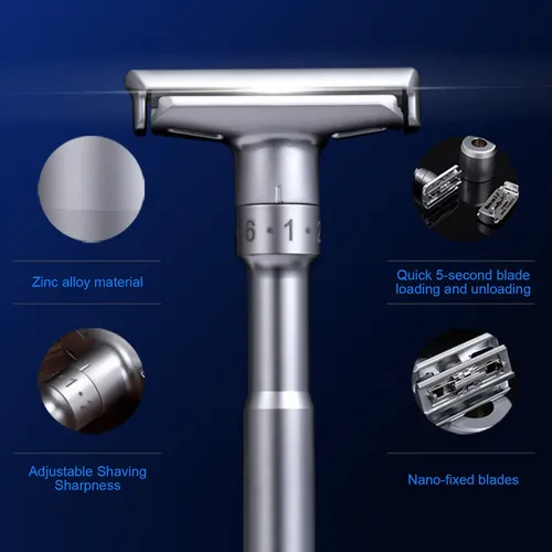 Recortadora De Barba Manual Con Nitidez Ajustable, Versátil