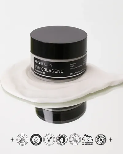 Crema Facial Procolágeno Firmeza Hidratación 50g Biobellus