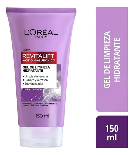 Loreal Revitalift Acido Hialuronico Gel De Limpieza 150ml