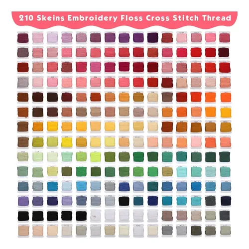 Kit Bordado Paxcoo 276: Hilo Dental, Set Completo