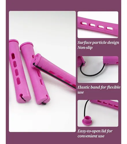 Rulos De Perm Para Cabello Con Varillas Plásticas