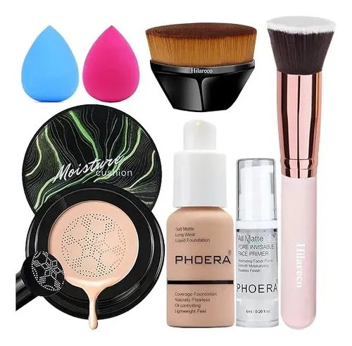 Hilareco Cc Cream Mushroom Head Air Cushion Rosa Cobertura