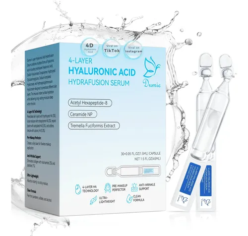 Sérum Facial De Ácido Hialurónico Al 3% Dumie, 30 Tubos Sensible Día/noche