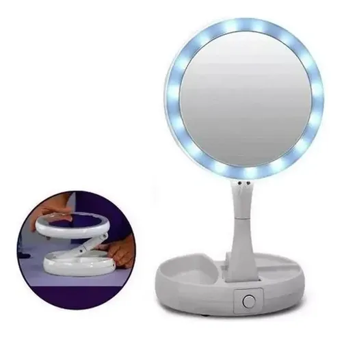 Espejo Maquillaje Led Con Luz
