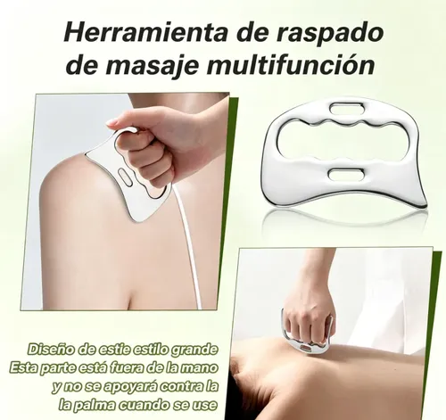 Herramientas De Masaje Facial Corporal Acero 304 Profesional