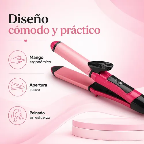 Pinzas Rizadoras Sin Daño Para Peinado Diario