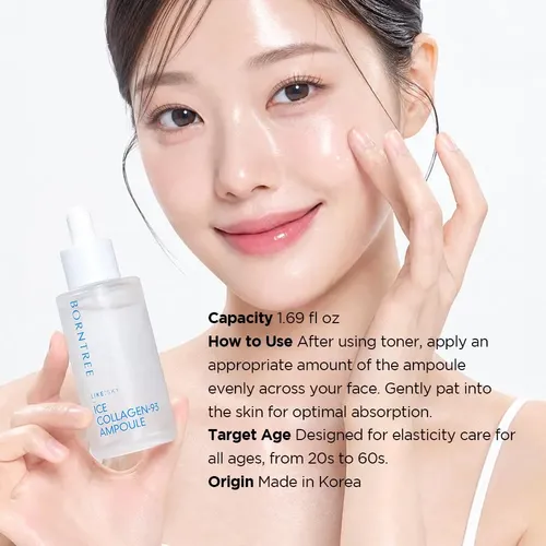Like Sky Ice Marine Collagen 93 Ampoule 1.69 Fl Oz With 7