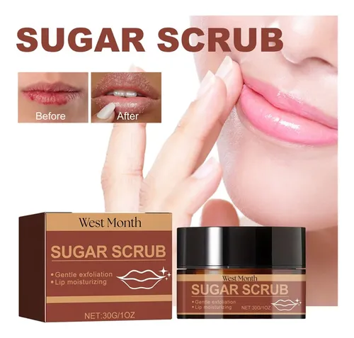 Exfoliante Blanqueador De Labios Para Opacar, Hidrata Y Redu