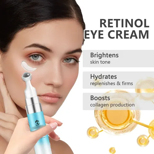 Crema De Ojos Con Rodillo Refrescante Para Todo Tipo De Piel
