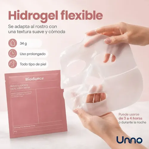 Mascarilla Facial Colágeno Biodance Pack X10 Glass Skin Core