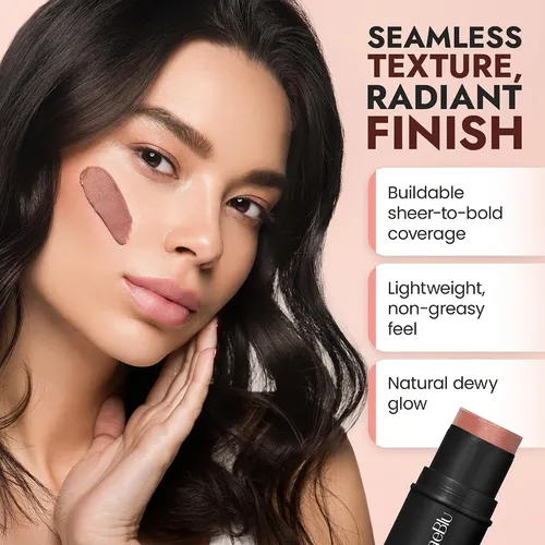 Baeblu Tubo Multiactivo Rubor Bronceador Iluminador Sangría