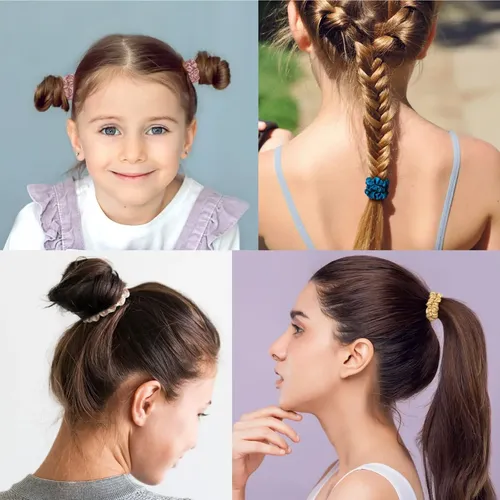 Cintas De Seda Para El Cabello Olesilk, 100% Morera, Delgada
