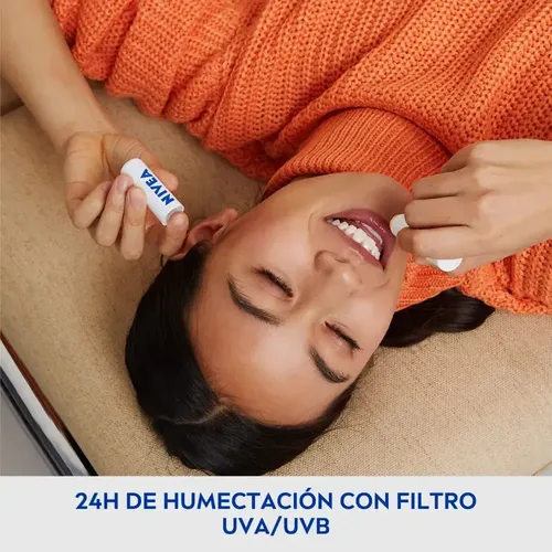 Protector Labial Humectante Nivea Derma Care Fps 20 X3 Un
