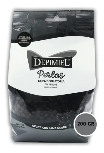 Cera Negra Depilatoria Para Microondas Sistema Español Depimiel 200g