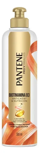 Crema para Peinar Pantene Biotinamina Fortalecedora B3 300 ml
