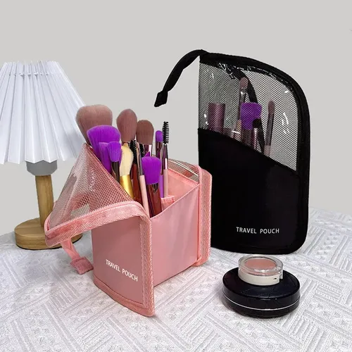 Bolsa De Cosméticos De Viaje De Nailon Para Accesorios