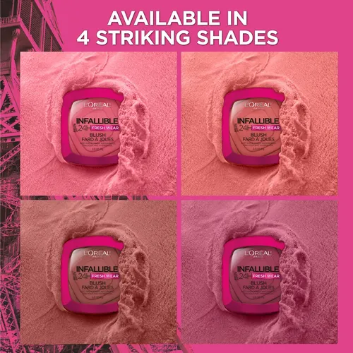 Rubor Infalible Fearless Coral De L Oreal Paris, 0.31 Onzas