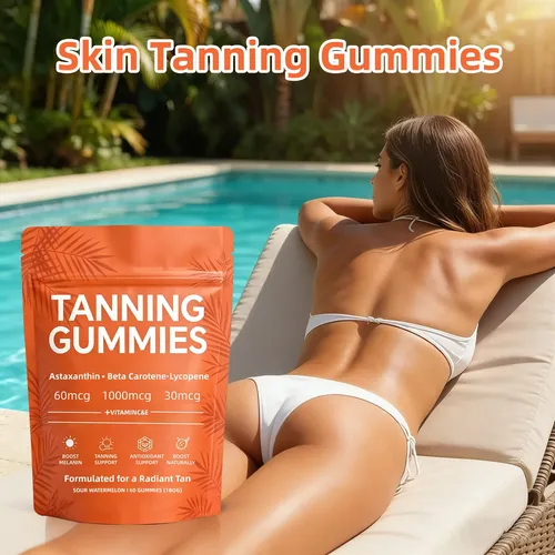 Gomitas Autobronceantes Posojpip Natural Bronze Glow, 60 Uni