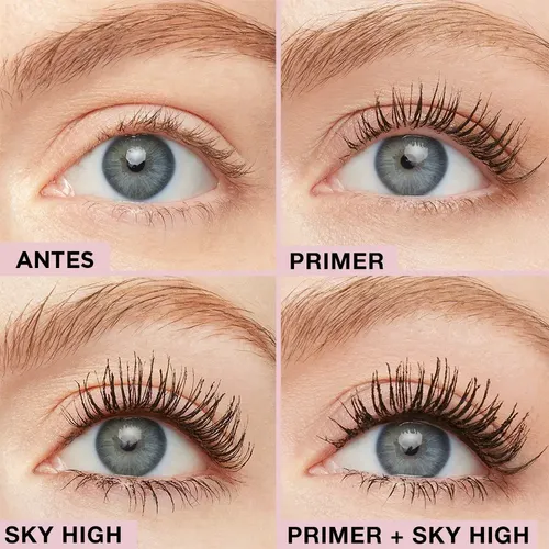 Máscara Maybelline Lash Sensational Sky High Tinted Primer Color Soft Black