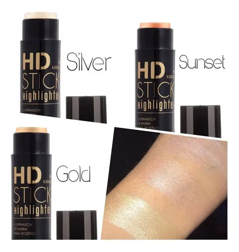 Stick Hd Highlighter – Iluminador En Barra – Katalia Tono Del Maquillaje Gold